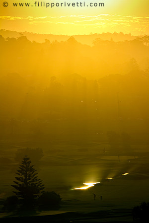 Sunset golf